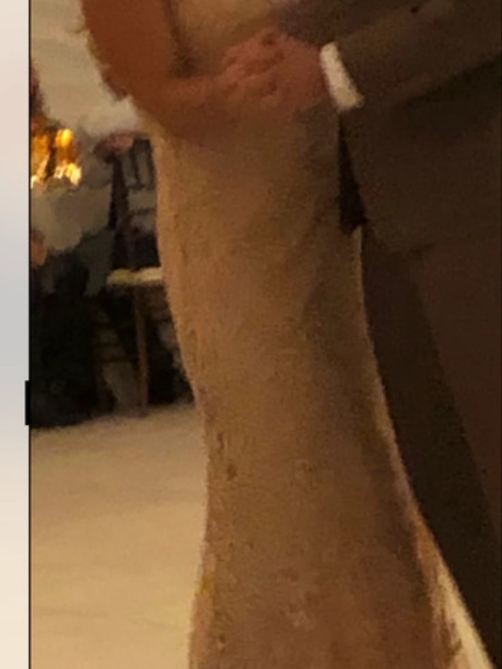 Stunning Blush Embroidered Formal Gown – Worn Once